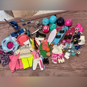 Our Generation 18” Doll Sports Accessories Set